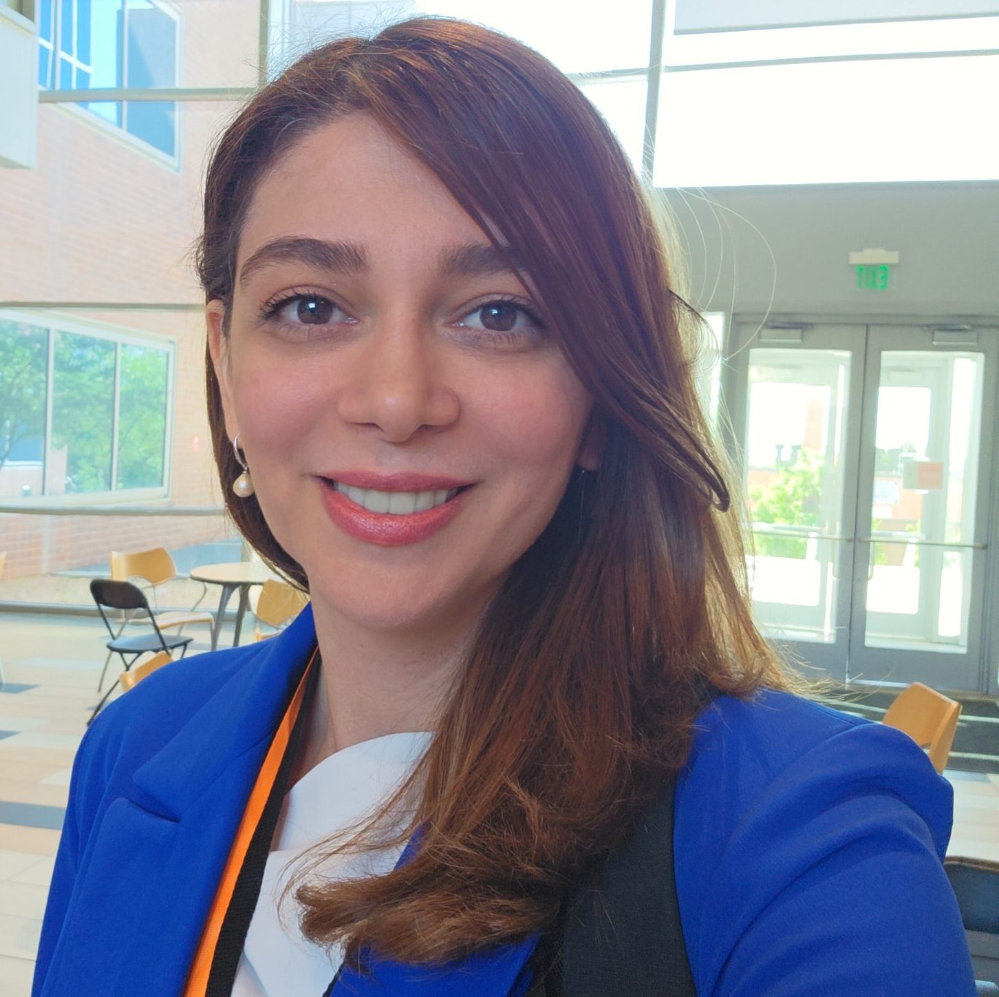 Sara Yavari on campus